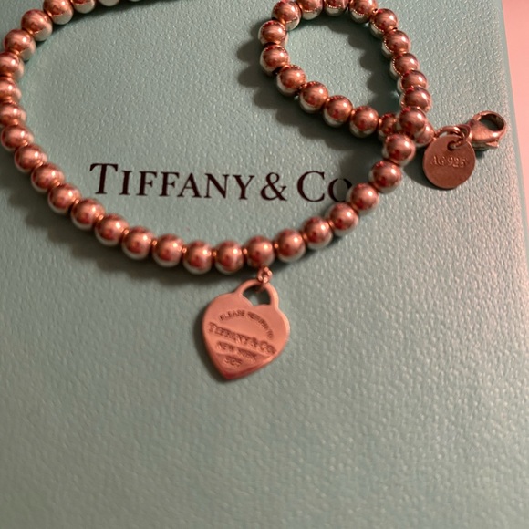 Tiffany Mini Heart silver bracelet blue heart - Picture 5 of 6